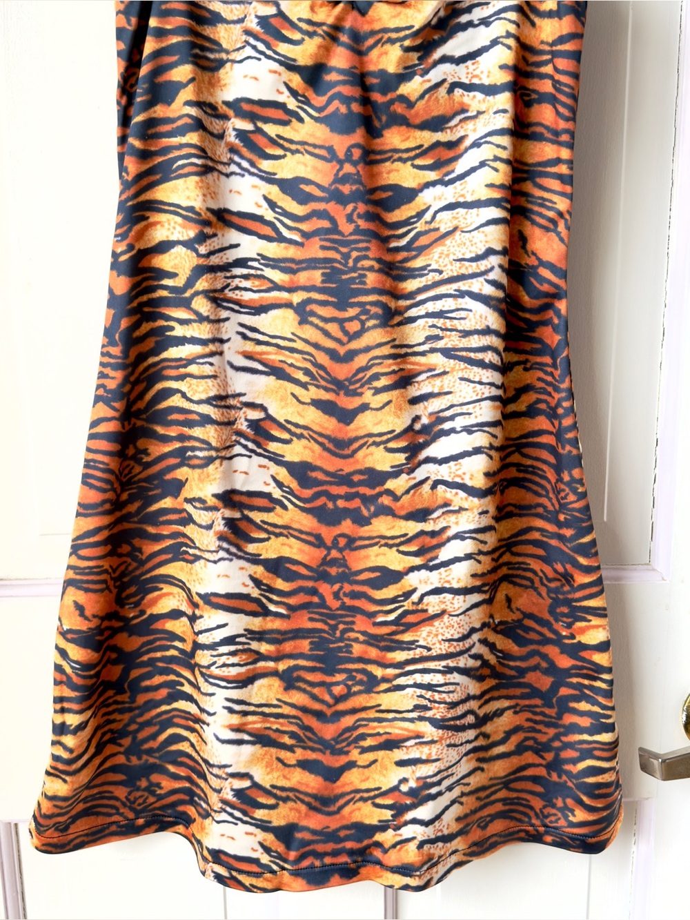 Dolls Kill Animal Print Satin Slip Dress Size Small - Picture 3 of 7